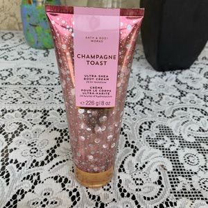 BBW champagne toast body cream